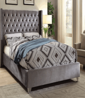 5891 Grey Bed - Sasha Collection