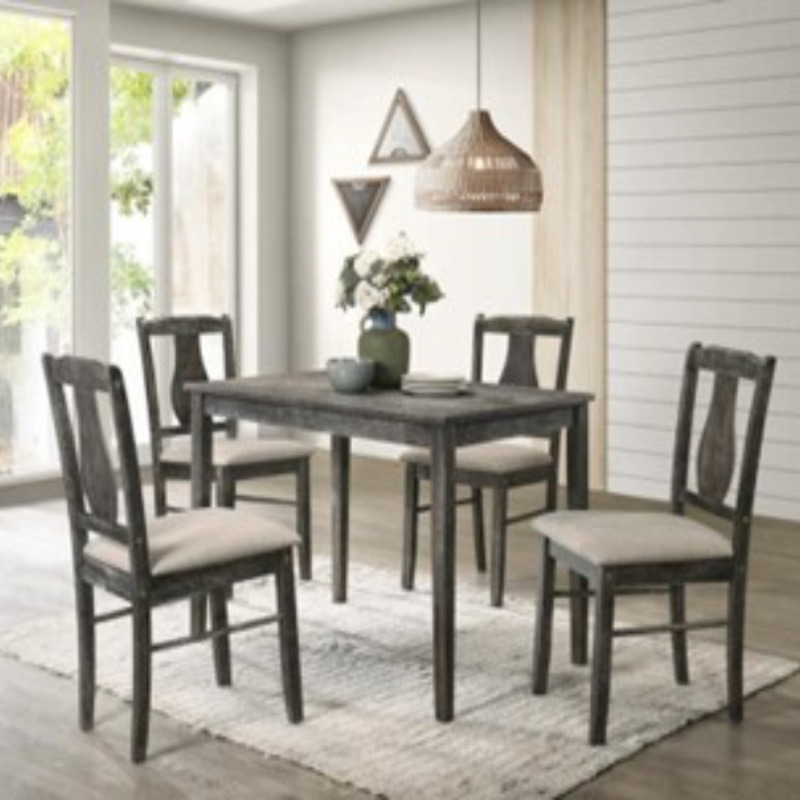 Kaylee grey 5pc Dinette Kaylee grey 5pc Dinette
