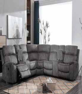 Nampa Power Sectional Hondo Charcoal