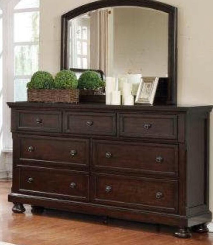 Barlow Cherry Dresser and Mirror