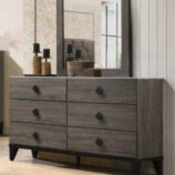 Penrith Charcoal Dresser and Mirror