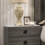 Penrith Charcoal Nightstand